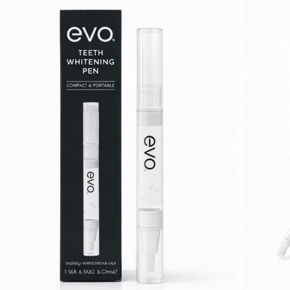 evo Teeth Whitening Pen | Travel Size Whitening Touch-Up | New